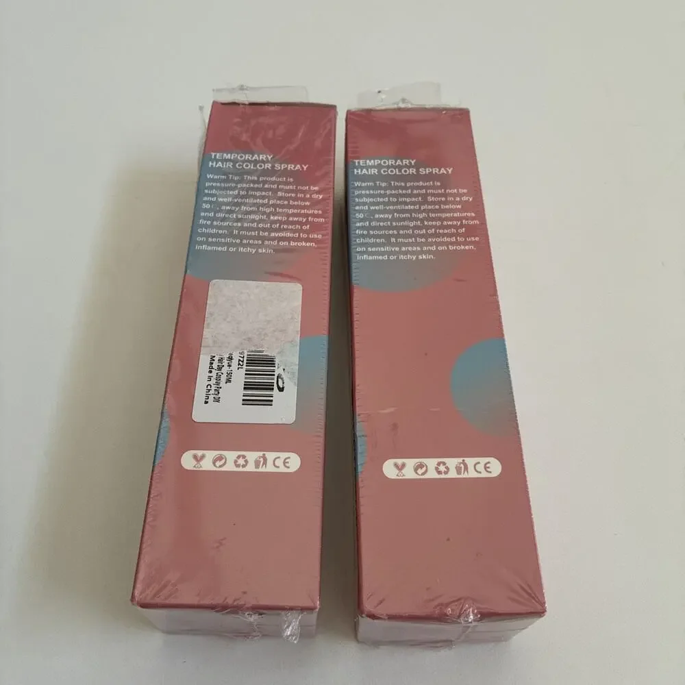 Lot Of 2 Temporary Hair Color Spray 5.07 fl oz Ice Dating Dye Washable Halloween